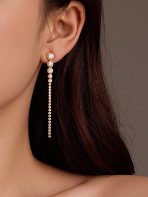 Sweet Pearl Tassel Earrings