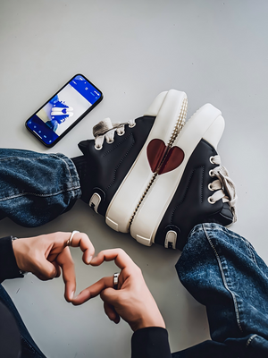 Liber Four Seasons Love Thick-soled Men's Casual Sports Shoes