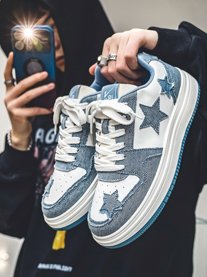 Liber Four Seasons Five-Pointed Star Men's Casual Sneakers