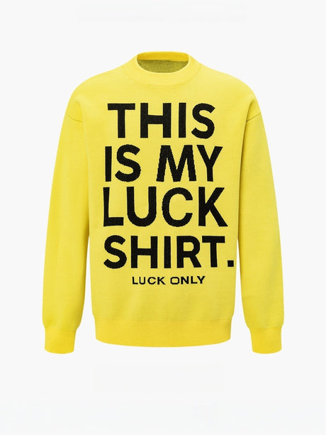 Loose Letter American Lucky Sweaters