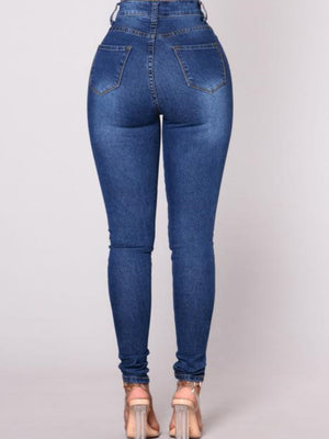 Stretch Slimming Pencil Pants Jeans