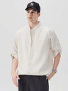 Imitation Linen Three-quarter Sleeves Shirts