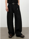 Old Money Style Double Pleat Straight-fit Dress Pants Pants