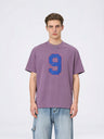 Distressed Number Printed T-shirts