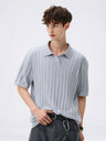 Old Money Style V-neck Fit Polo