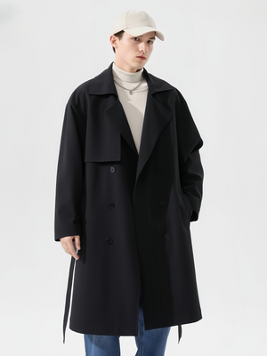 Double-breasted Mid-length Trench Coats
