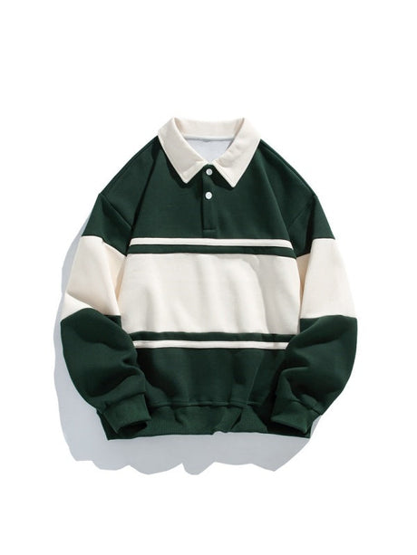 Loose-fit Stripes Polo Shirts