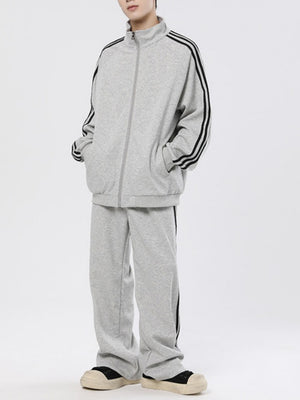 Vertical Stripes Loose-fit 2-piece Sets
