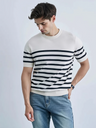 Old Money Style Stripes Slim-fit T-shirts