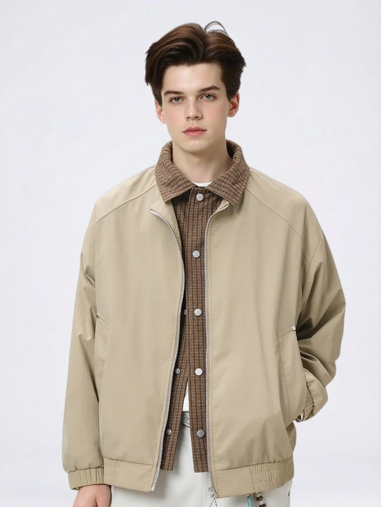 Layered-look Plaid Jackets