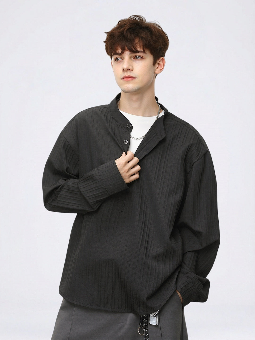 Old Money Style Vertical Stripes Shirts