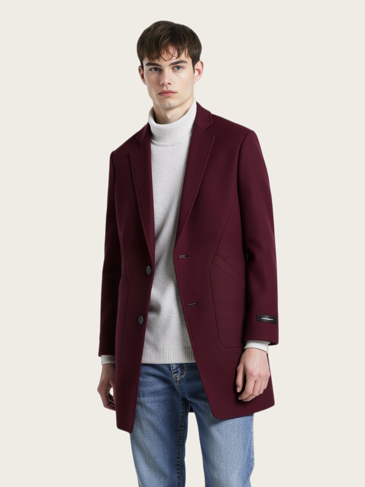 Mid-length Woolen Cloth Cotton Thickening Coats