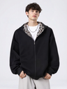Leopard Print Patchwork Hoodies