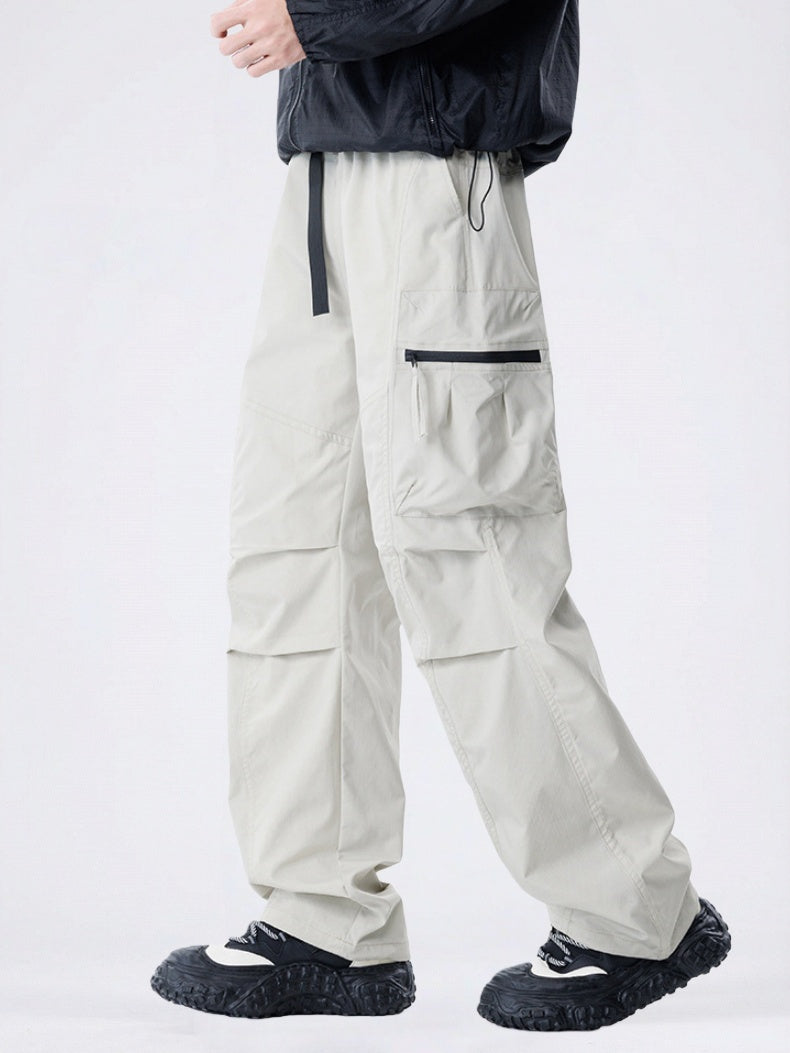 Work Clothes Loose-fit Straight-fit Pants