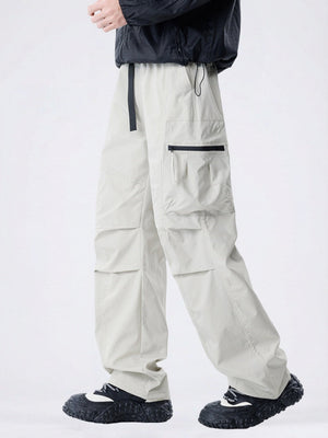 Work Clothes Loose-fit Straight-fit Pants