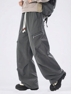 Deconstruction Straight-fit Water Proof Cargo Trousers