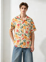 Jacquard Dark Pattern Cuban Territory Shirts