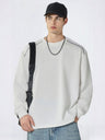 Crew Neck Loose-fit Sweatshirts&Hoodies
