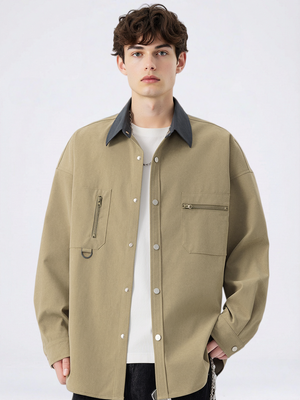 Work Clothes Loose-fit Shirts