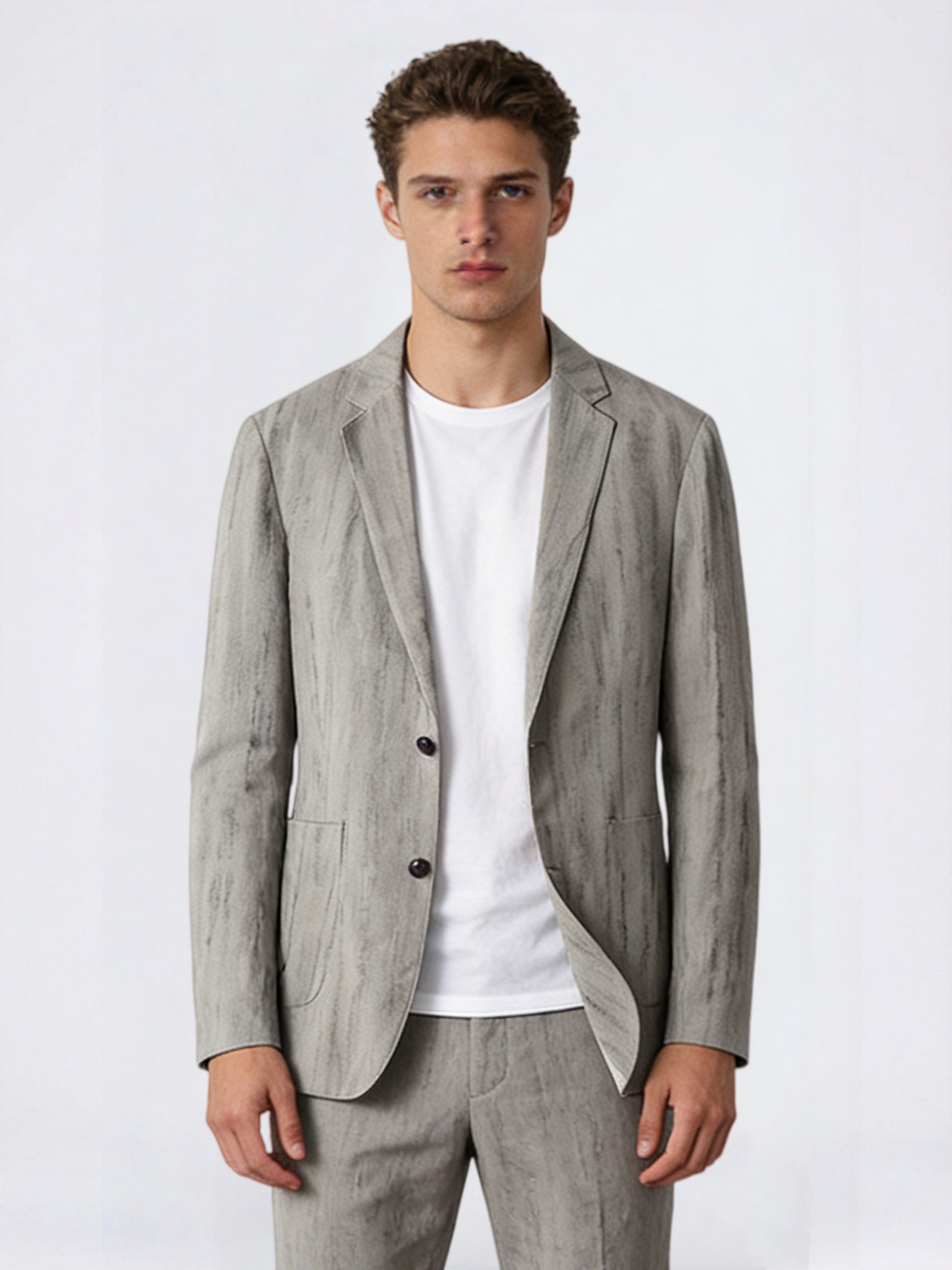 Lightweight Flax Non-iron Blazers