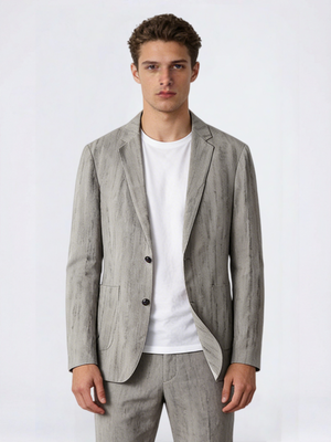 Lightweight Flax Non-iron Blazers