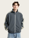 Double-sided Fleece Stand Collar Windproof Fleece Color Matching Thickening Jackets