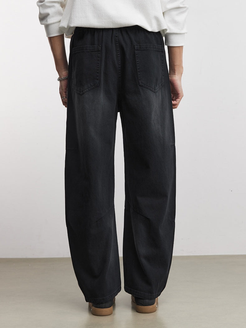 Leisure Straight-fit 3D Cutting Pants