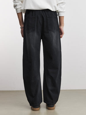 Leisure Straight-fit 3D Cutting Pants