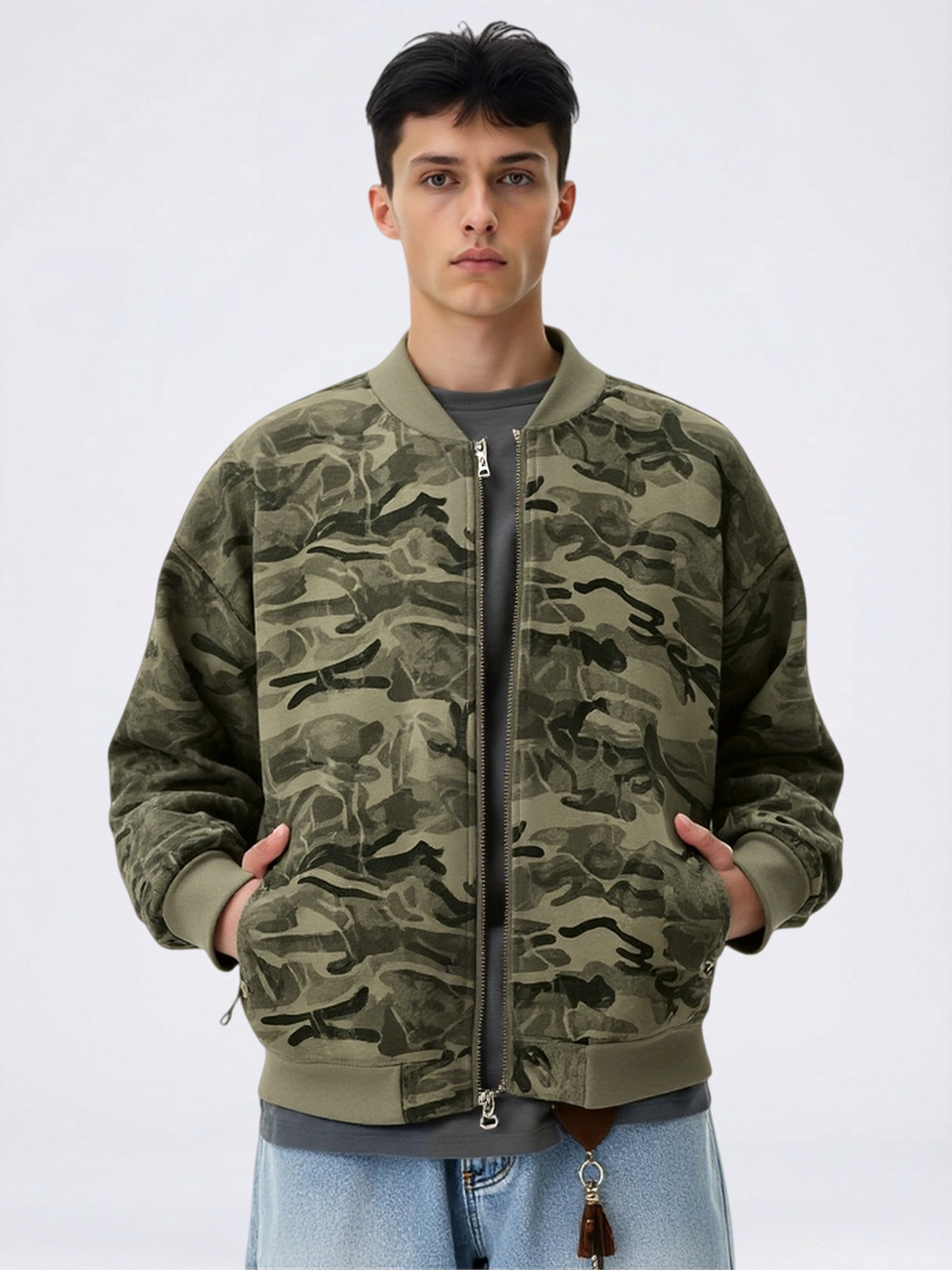 Sports Camouflage Baseball Uniform Jackets