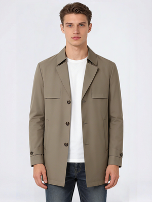 Business Single-Breasted Leisure Trench Coats