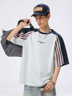 Color-blocked Ins Patchwork T-shirts