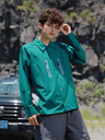 Outdoor Water-repellent Wear-resistant Sports Contrasting Colors Function Lapel Long-sleeved Shirt