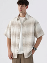 Retro Gradient Flax Shirts