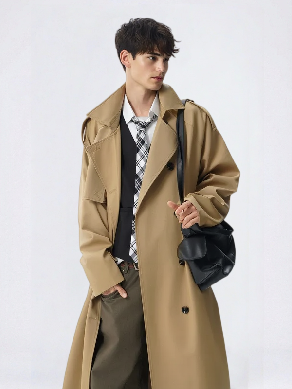 Longline Loose-fit Trench Coats