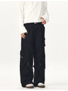 Baggy Straight-Leg Patch-Pocket Cargo Pants
