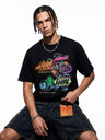 Graffiti Printed Loose-fit T-shirts