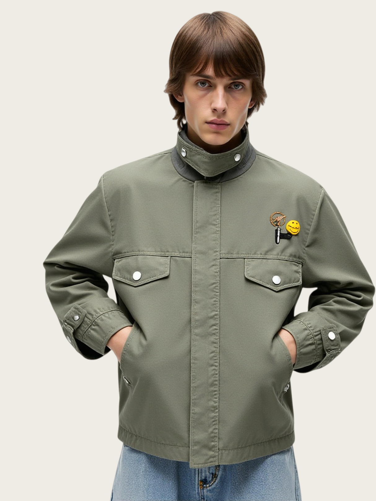 Deconstruction Design Lapel Loose Work Jacket