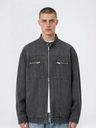 Retro Harrington Distressed Locomotive Tooling Jackets