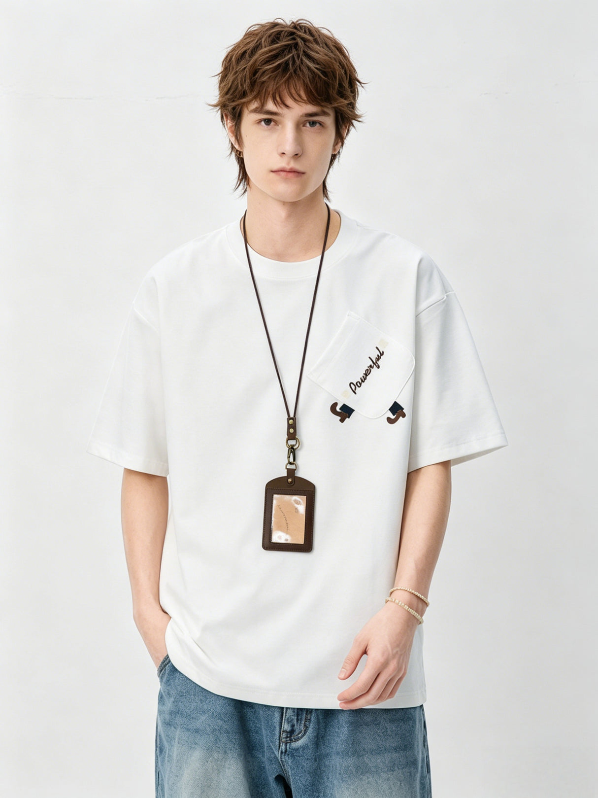 Embroidery Loose-fit T-shirts
