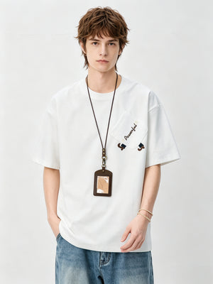 Embroidery Loose-fit T-shirts