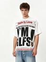 Studs Dark Ins Slogan Printed T-shirts