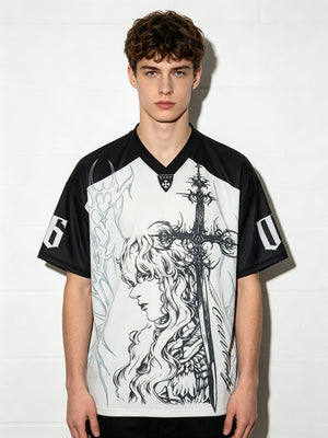 Japanese Manga Gothiabi Cartoon Printed Ins T-shirts