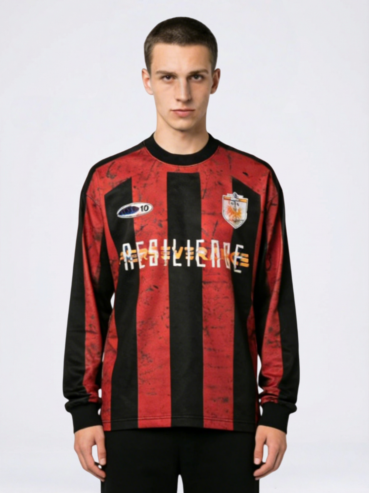 Mottled Stripes Cross T-shirts