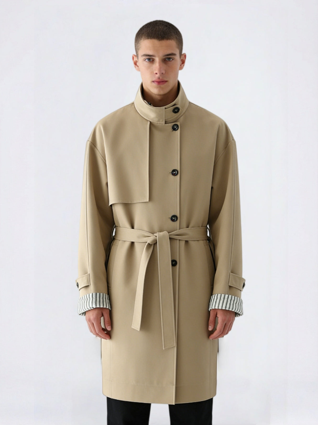 Longline Two-way Loose-fit Trench Coats