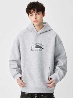 Thickened Printed Hooded Sweatshirts&Hoodies