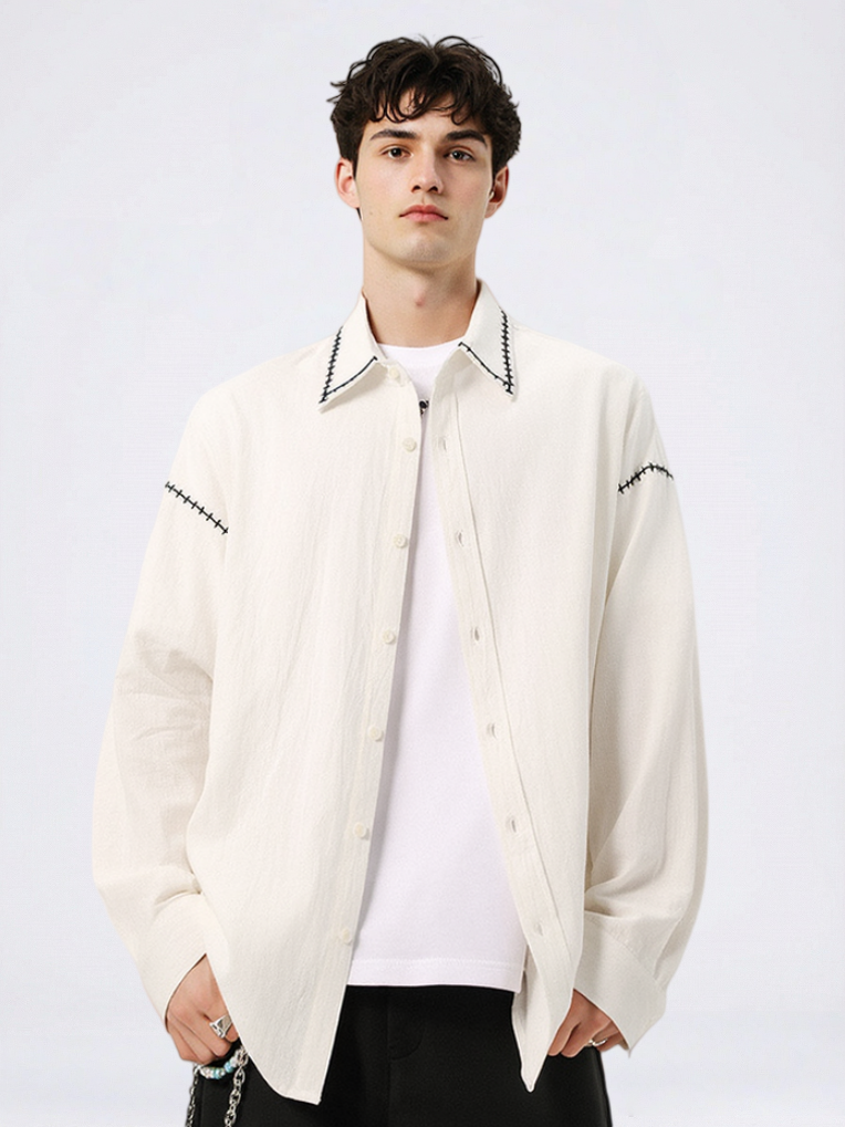 Color-blocked Shirts