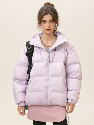 Hooded Thickening Keep Warm Cotton-padded Clothes Coat