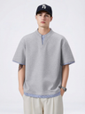 Layered-look Patchwork T-shirts