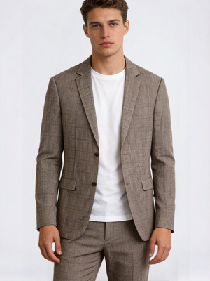 Business Leisure Dark Pattern Blazers