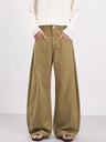Retro Old Money Style Scimitar Pants